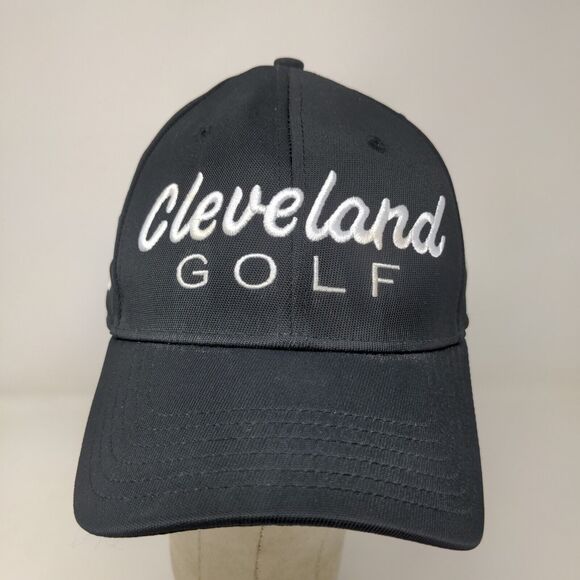 Cleveland Golf Men's Strapback Hat Black Adjustable Embroidered Logo - Picture 3 of 13
